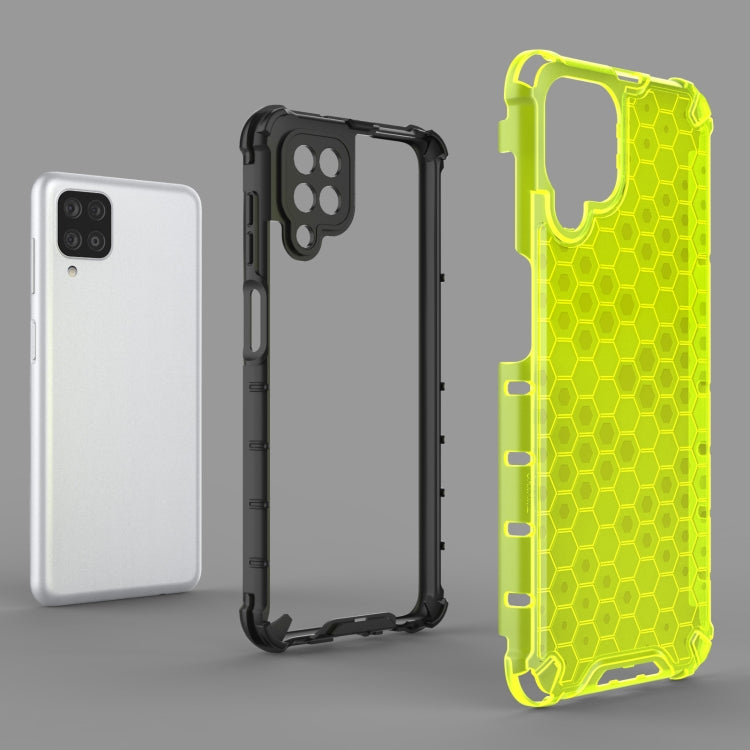 For Samsung Galaxy M12 Shockproof Honeycomb PC + TPU Protective Case