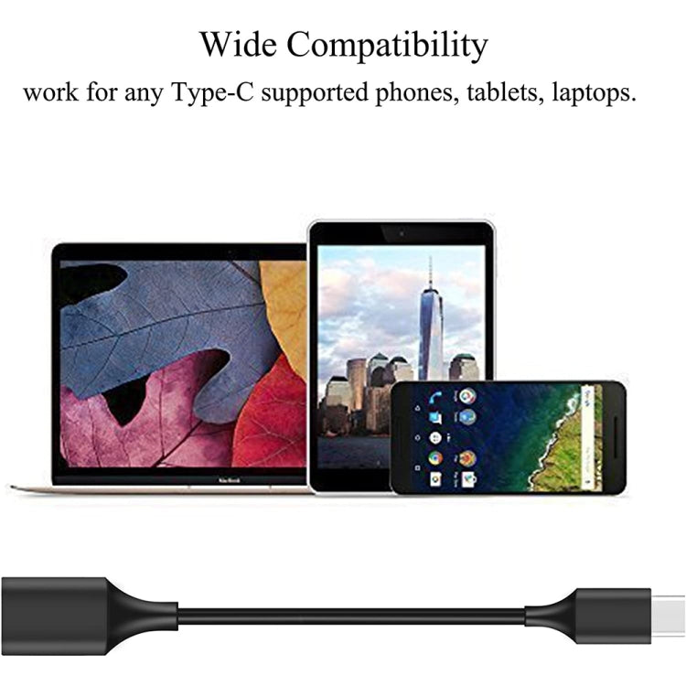 XQ-ZH003 USB 3.0 Female to USB-C / Type-C Male OTG Adapter Cable