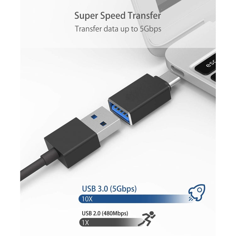 XQ-ZH005 USB 3.0 Female to USB-C / Type-C Male OTG Adapter