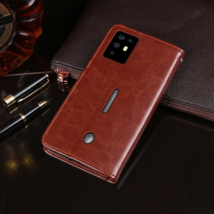 For ZTE Nubia Red Magic 6R idewei Crazy Horse Texture Horizontal Flip Leather Case with Holder & Card Slots & Wallet