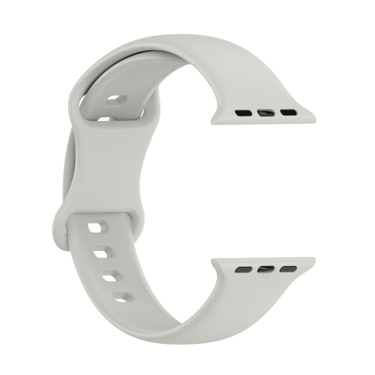 Small Size Silicone Watch Band For Apple Watch Ultra 49mm& Ultra 2 49mm / Series 9&8&7 45mm / SE 3&SE 2&6&SE&5&4 44mm / 3&2&1 42mm - Starlight
