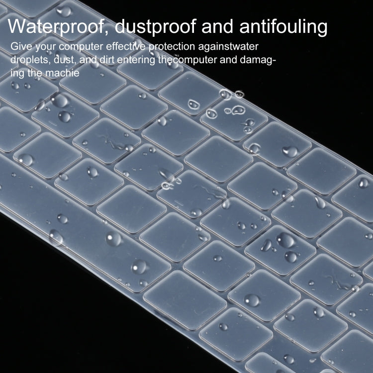 Laptop Crystal Keyboard Protective Film For MacBook Pro 13.3 inch A2338 / A2251 / A2289 2020 & Pro 16 inch A2141 EU Version (Transparent)