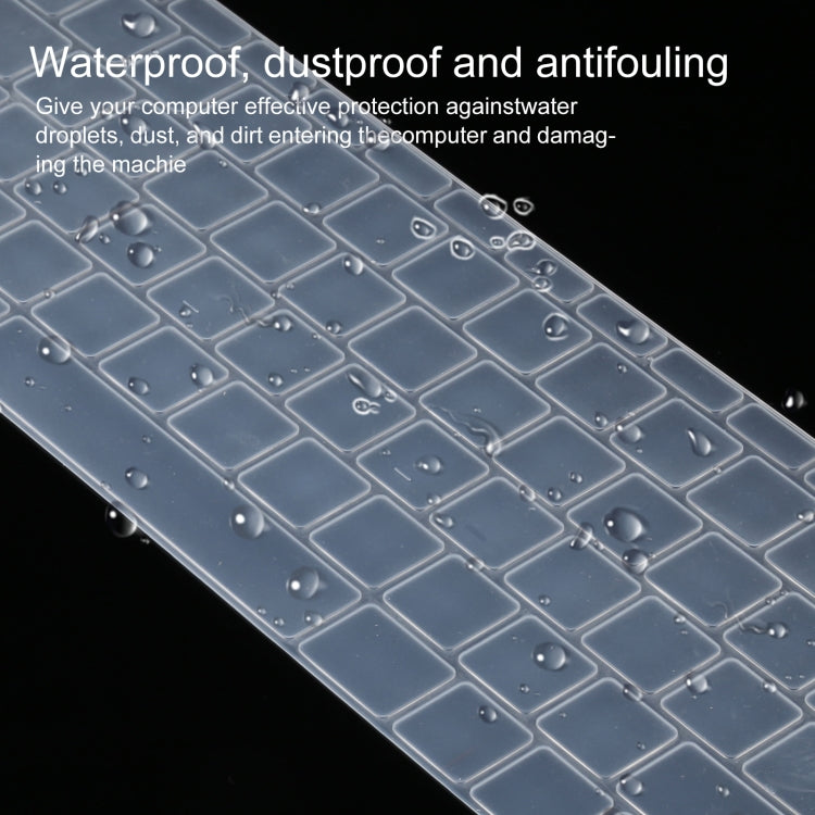 Laptop Crystal Keyboard Protective Film For MacBook 12 inch A1534 & Pro 13.3 inch A1708 EU Version(Transparent)
