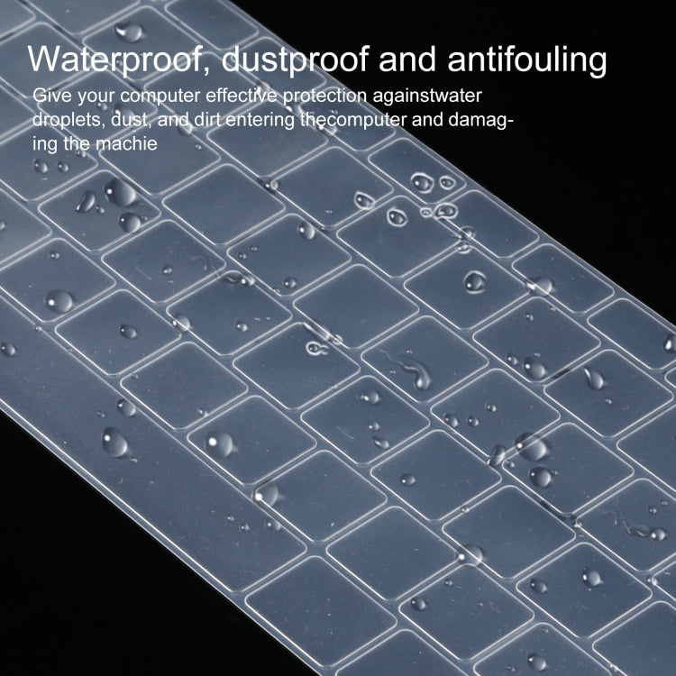 Laptop Crystal Keyboard Protective Film For MacBook Air 13.3 inch A1932 2018 EU Version (Transparent)