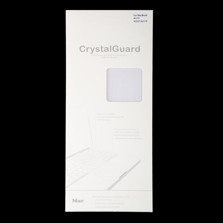 Laptop Crystal Keyboard Protective Film For MacBook Air 13.3 inch A2337 / A2179 2020 EU Version (Transparent)