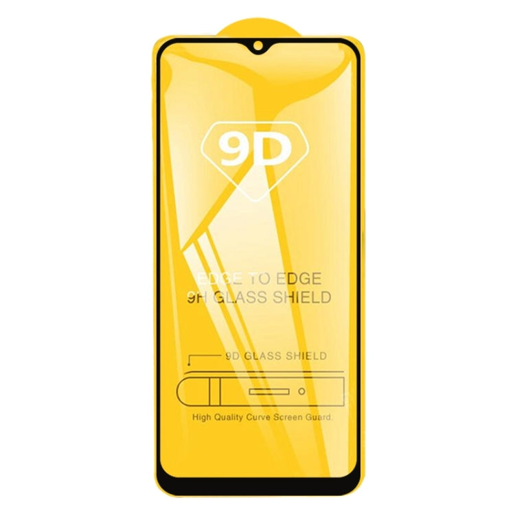 For OPPO A35 / A54S 25 PCS 9D Full Glue Full Screen Tempered Glass Film