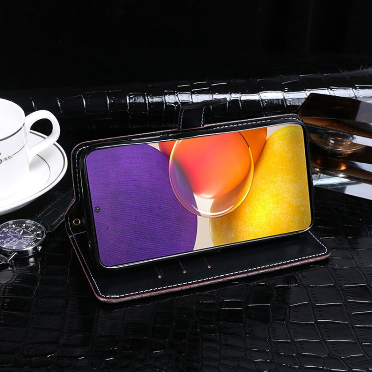 For Samsung Galaxy A82 5G idewei Crocodile Texture Horizontal Flip Leather Case with Holder & Card Slots & Wallet