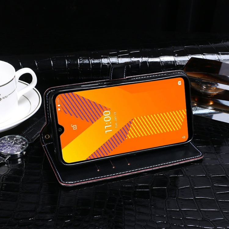 For Wiko Y62 idewei Crocodile Texture Horizontal Flip Leather Case with Holder & Card Slots & Wallet