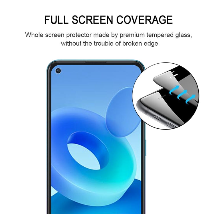 For OPPO A95 5G Full Glue Full Cover Screen Protector Tempered Glass Film