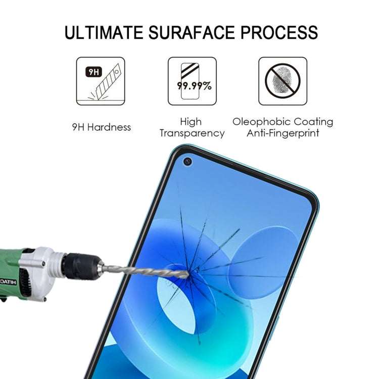 For OPPO A95 5G Full Glue Full Cover Screen Protector Tempered Glass Film