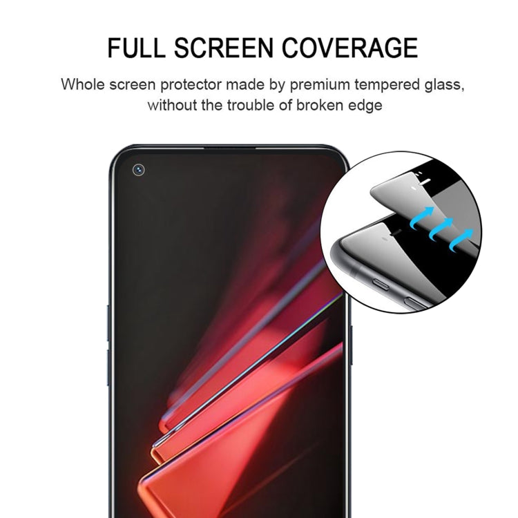For OPPO K9 Full Glue Full Cover Screen Protector Tempered Glass Film