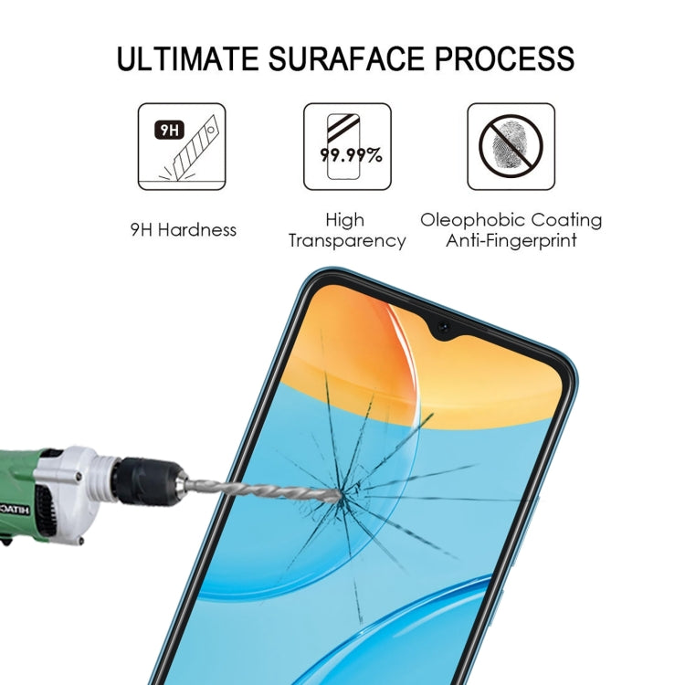 For OPPO A35 / A54S 25 PCS Full Glue Full Screen Tempered Glass Film