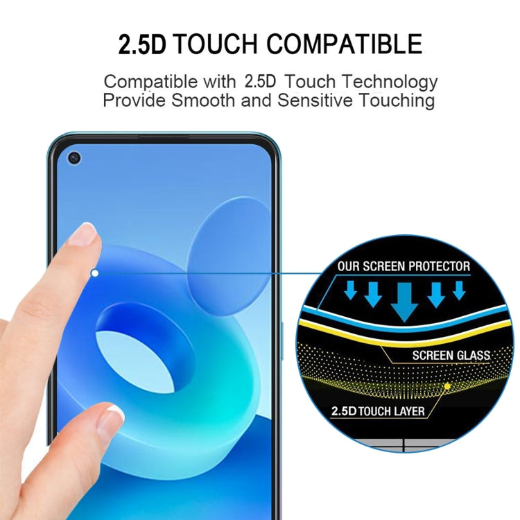 For OPPO A95 5G 25 PCS Full Glue Full Screen Tempered Glass Film