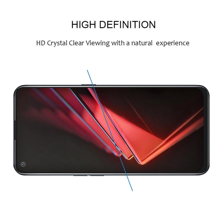 For OPPO K9 25 PCS Full Glue Full Screen Tempered Glass Film