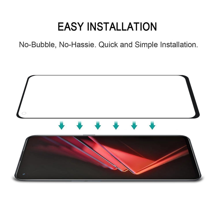 For OPPO K9 25 PCS Full Glue Full Screen Tempered Glass Film
