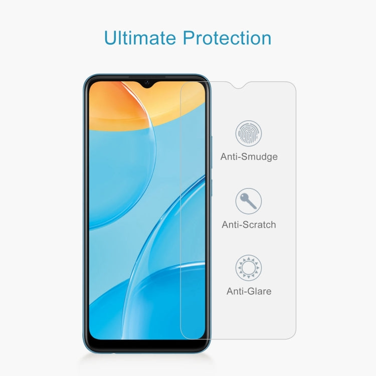 For OPPO A35 10 PCS 0.26mm 9H 2.5D Tempered Glass Film