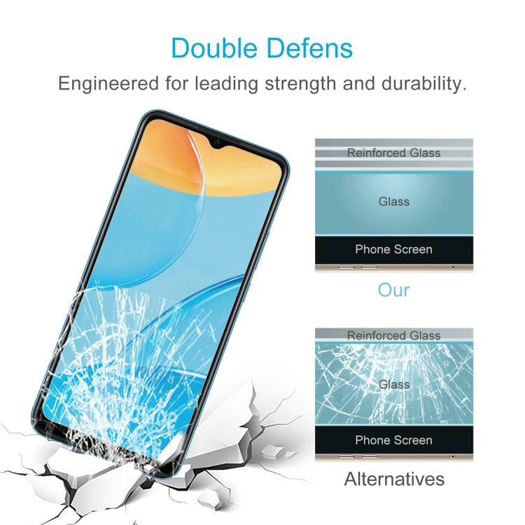 For OPPO A35 10 PCS 0.26mm 9H 2.5D Tempered Glass Film