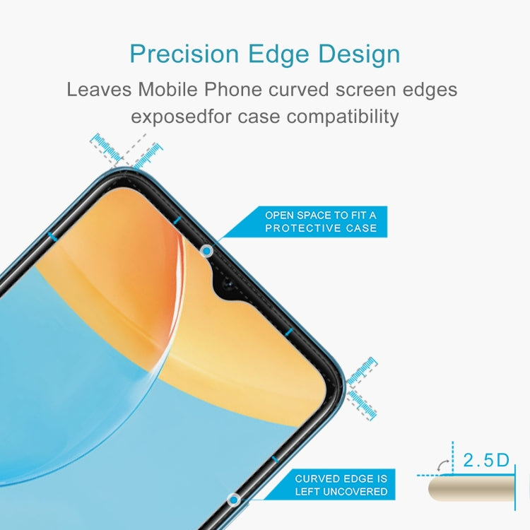 For OPPO A35 / A54S 50 PCS 0.26mm 9H 2.5D Tempered Glass Film