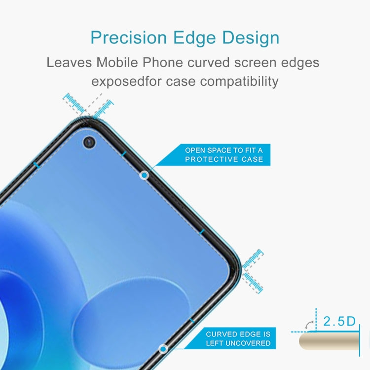 For OPPO A95G 50 PCS 0.26mm 9H 2.5D Tempered Glass Film