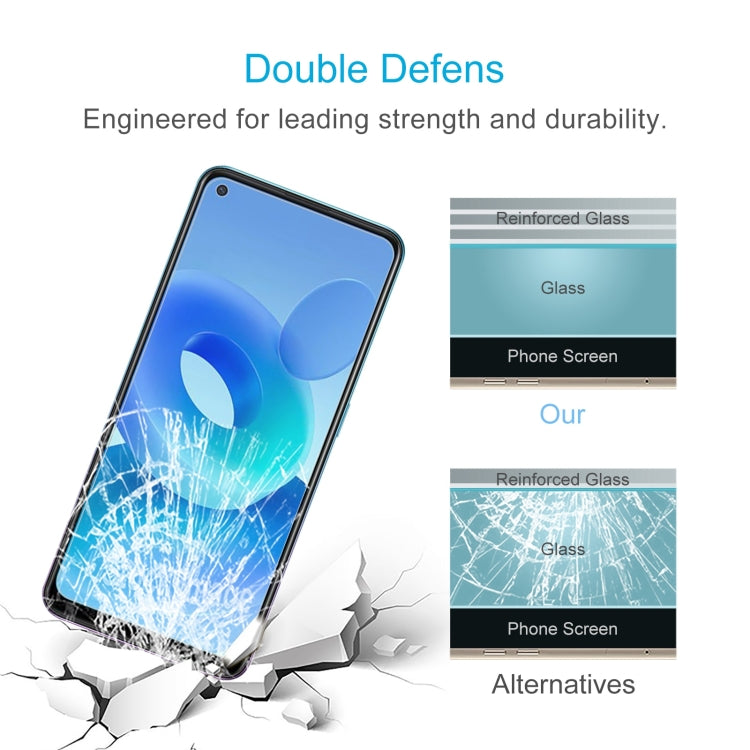 For OPPO A95G 50 PCS 0.26mm 9H 2.5D Tempered Glass Film