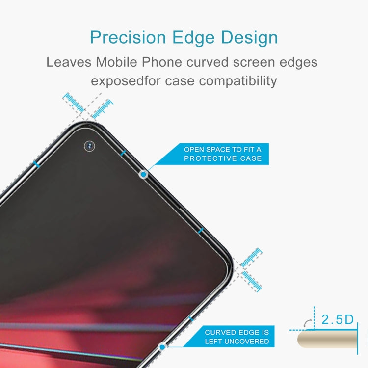 For OPPO K9 50 PCS 0.26mm 9H 2.5D Tempered Glass Film