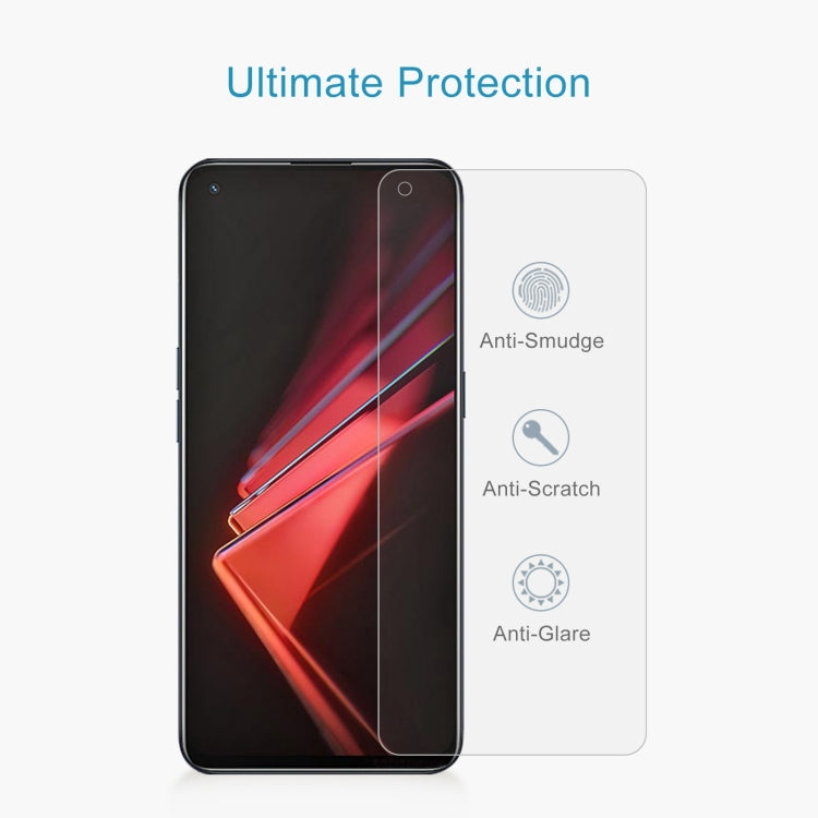 For OPPO K9 50 PCS 0.26mm 9H 2.5D Tempered Glass Film