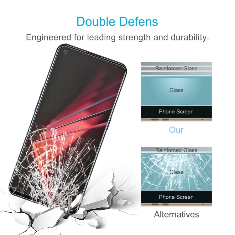For OPPO K9 50 PCS 0.26mm 9H 2.5D Tempered Glass Film