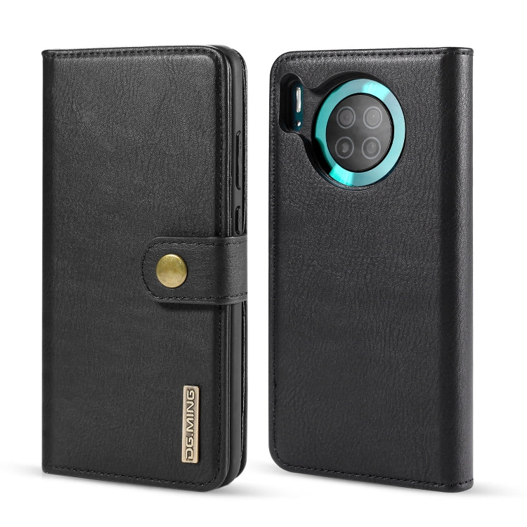 For Huawei Mate 30 DG.MING Crazy Horse Texture Flip Detachable Magnetic Leather Case with Holder & Card Slots & Wallet
