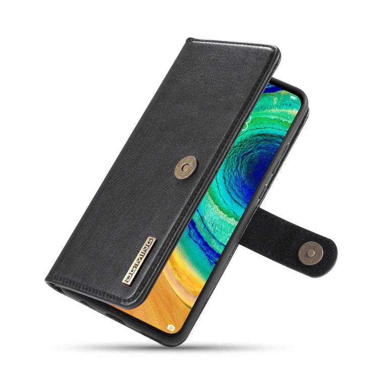 For Huawei Mate 30 DG.MING Crazy Horse Texture Flip Detachable Magnetic Leather Case with Holder & Card Slots & Wallet