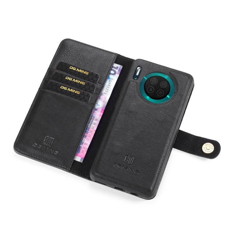 For Huawei Mate 30 DG.MING Crazy Horse Texture Flip Detachable Magnetic Leather Case with Holder & Card Slots & Wallet