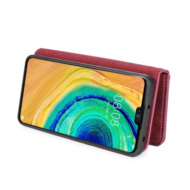 For Huawei Mate 30 DG.MING Crazy Horse Texture Flip Detachable Magnetic Leather Case with Holder & Card Slots & Wallet