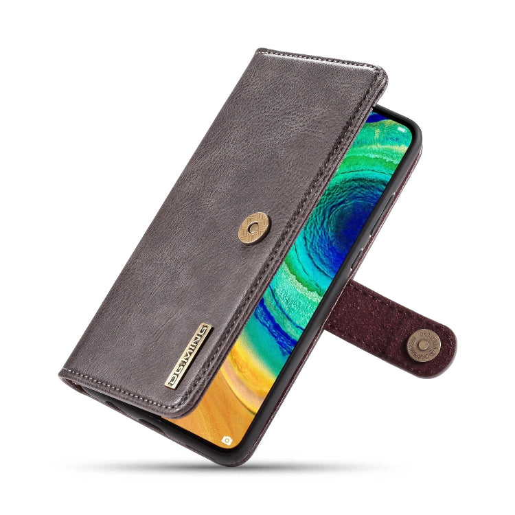For Huawei Mate 30 DG.MING Crazy Horse Texture Flip Detachable Magnetic Leather Case with Holder & Card Slots & Wallet