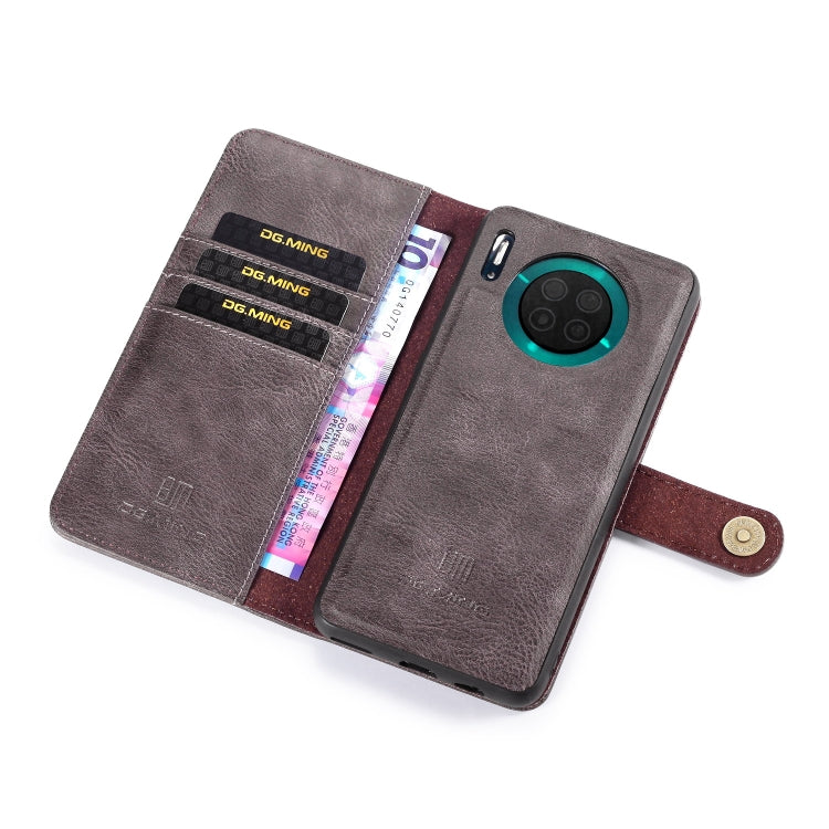 For Huawei Mate 30 DG.MING Crazy Horse Texture Flip Detachable Magnetic Leather Case with Holder & Card Slots & Wallet