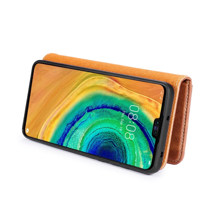 For Huawei Mate 30 DG.MING Crazy Horse Texture Flip Detachable Magnetic Leather Case with Holder & Card Slots & Wallet