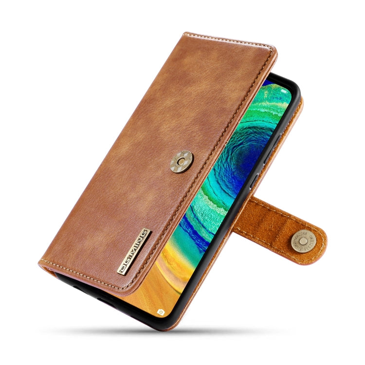 For Huawei Mate 30 DG.MING Crazy Horse Texture Flip Detachable Magnetic Leather Case with Holder & Card Slots & Wallet