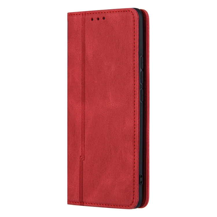 For Xiaomi Mi 11 Skin Feel Pressure Line Magnetic Horizontal Flip Leather Case with Holder & Card Slot & Wallet & Photo Frame