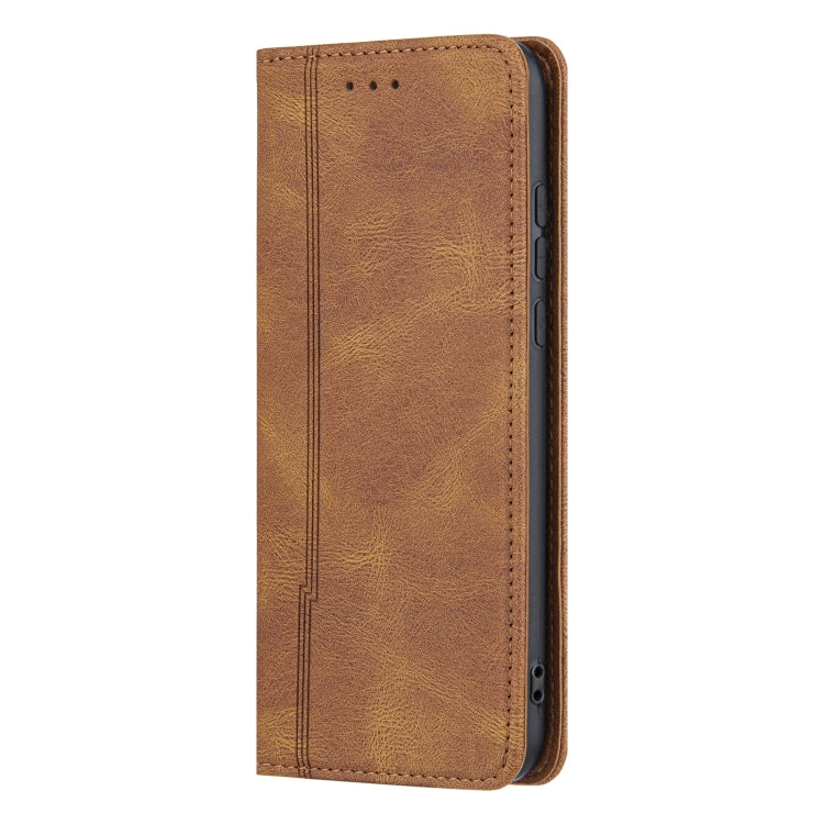 For Huawei P30 lite Skin Feel Pressure Line Magnetic Horizontal Flip Leather Case with Holder & Card Slot & Wallet & Photo Frame
