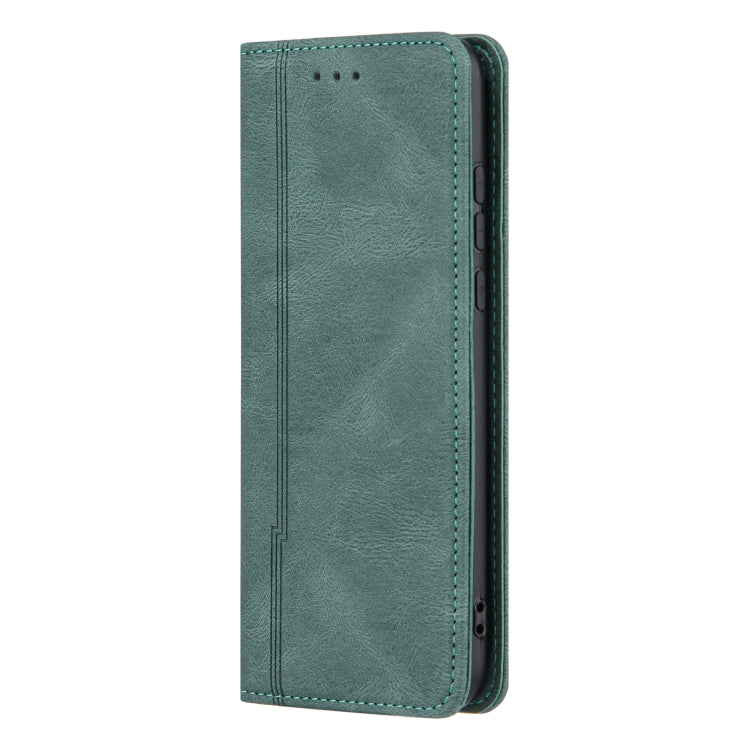 For Huawei P30 lite Skin Feel Pressure Line Magnetic Horizontal Flip Leather Case with Holder & Card Slot & Wallet & Photo Frame