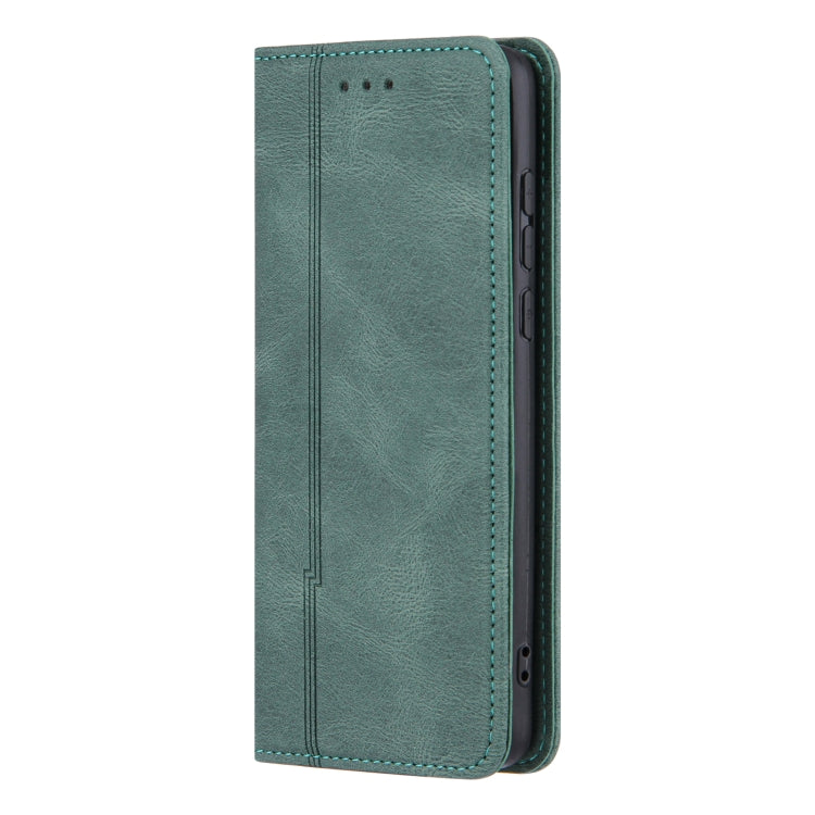 For Huawei P40 Pro Skin Feel Pressure Line Magnetic Horizontal Flip Leather Case with Holder & Card Slot & Wallet & Photo Frame