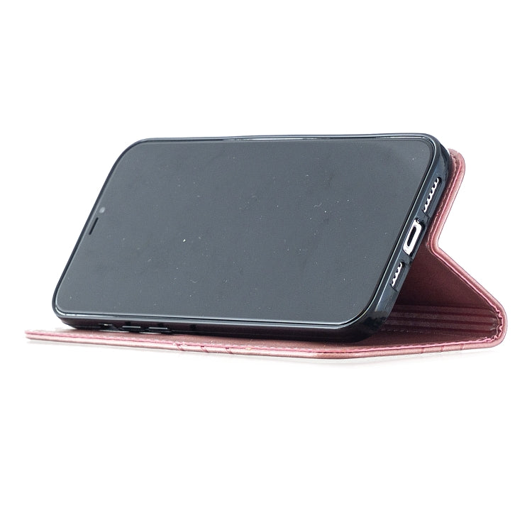 For iPhone 12 / 12 Pro Stitching Style 2-Color Cow Texture Horizontal Flip PU Leather Case with Holder & Card Slot & Lanyard