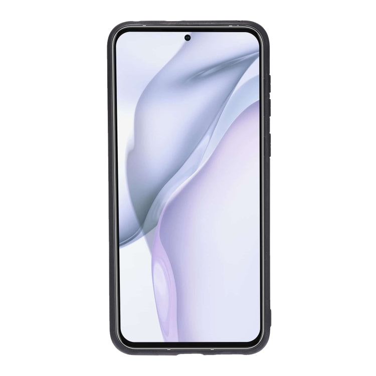 For Huawei P50 Double Buckle PU + TPU Shockproof Magnetic Protective Case with Card Slot & Holder