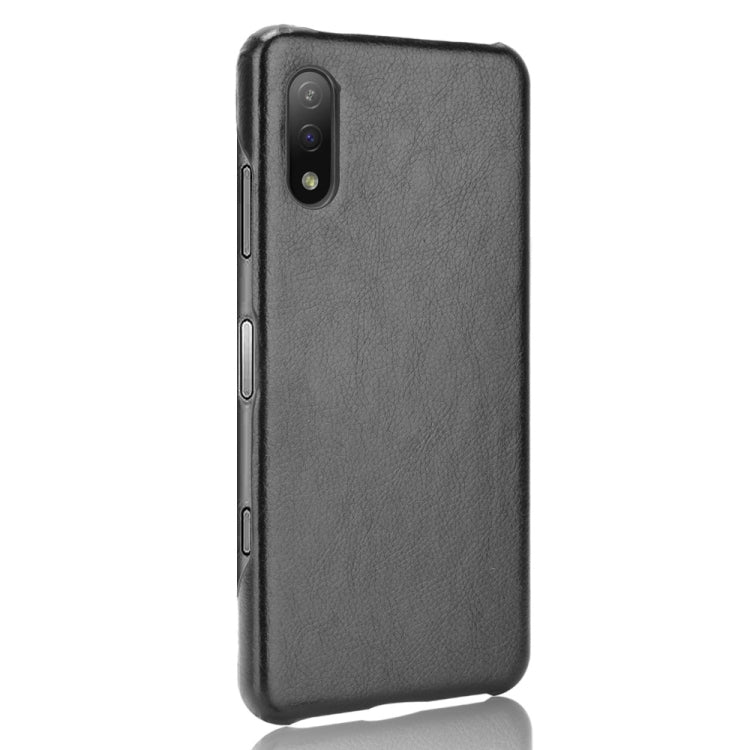 For Sony Xperia Ace II Shockproof Litchi Texture PC + PU Case