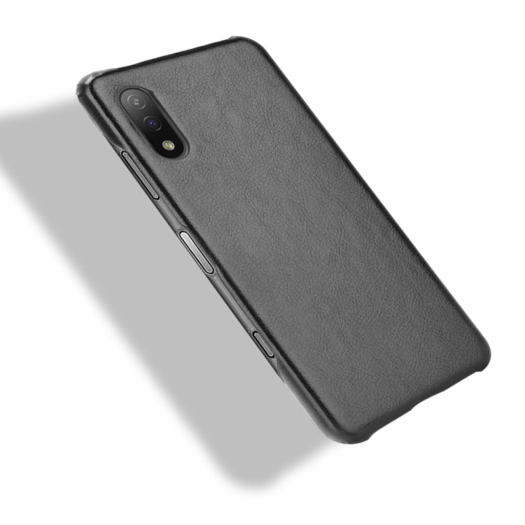 For Sony Xperia Ace II Shockproof Litchi Texture PC + PU Case
