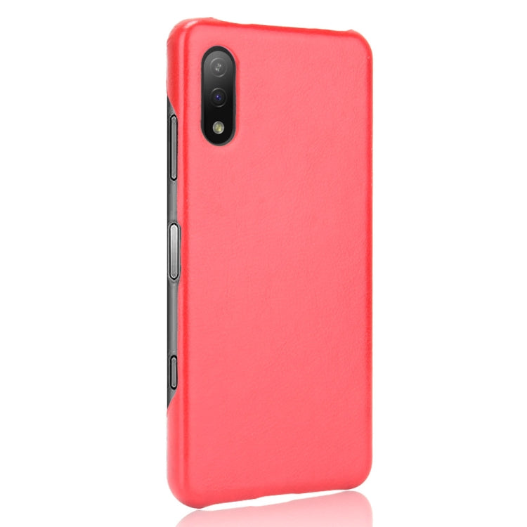 For Sony Xperia Ace II Shockproof Litchi Texture PC + PU Case