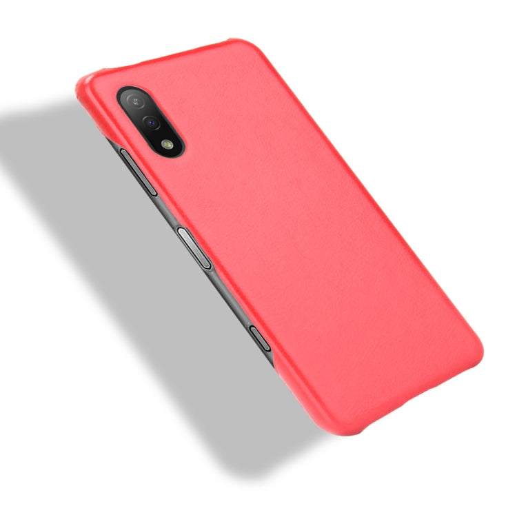 For Sony Xperia Ace II Shockproof Litchi Texture PC + PU Case