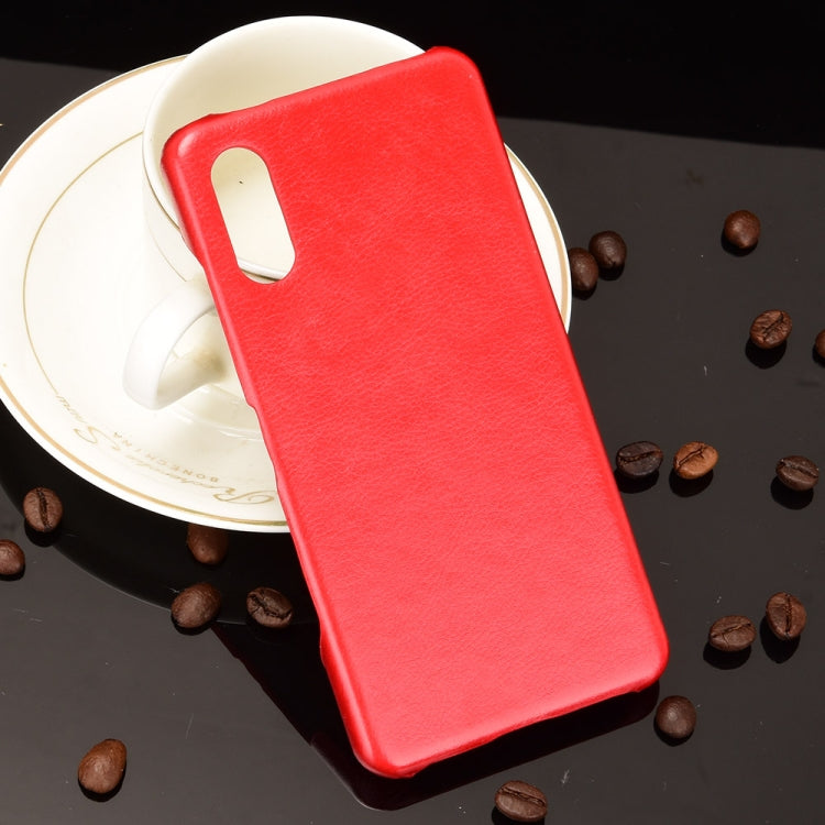 For Sony Xperia Ace II Shockproof Litchi Texture PC + PU Case