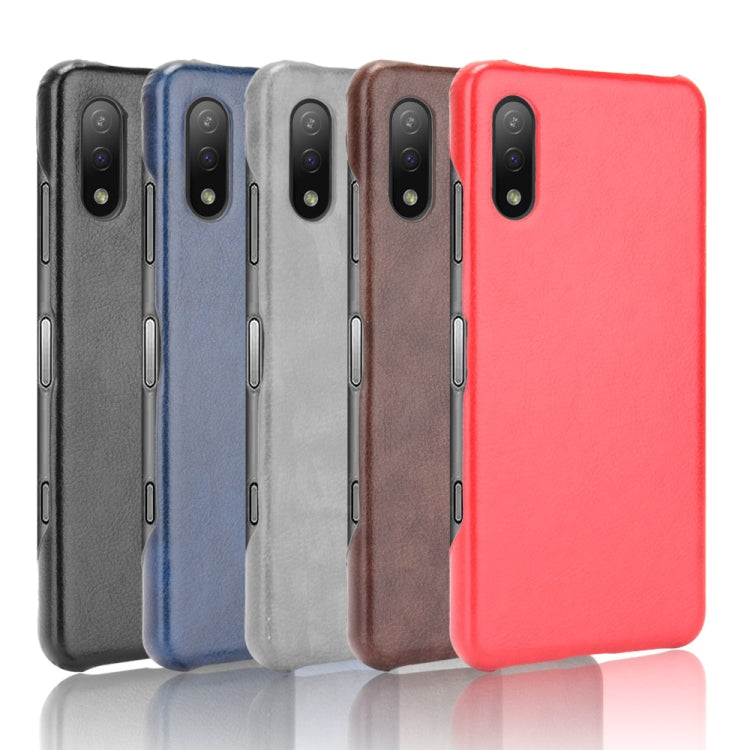 For Sony Xperia Ace II Shockproof Litchi Texture PC + PU Case