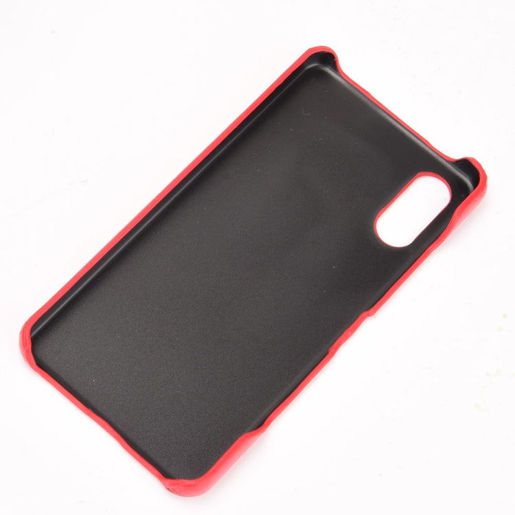 For Sony Xperia Ace II Shockproof Litchi Texture PC + PU Case