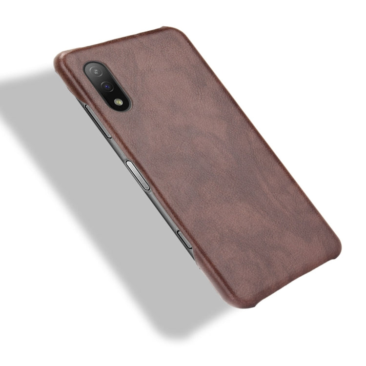For Sony Xperia Ace II Shockproof Litchi Texture PC + PU Case