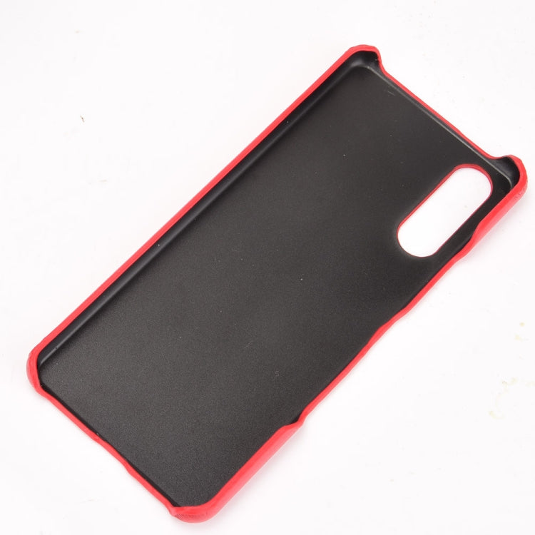 For Sony Xperia 10 III Shockproof Litchi Texture PC + PU Case